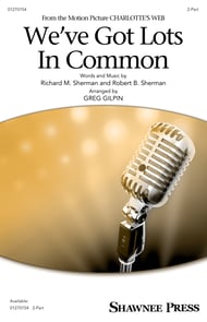 We've Got Lots in Common Two-Part choral sheet music cover Thumbnail